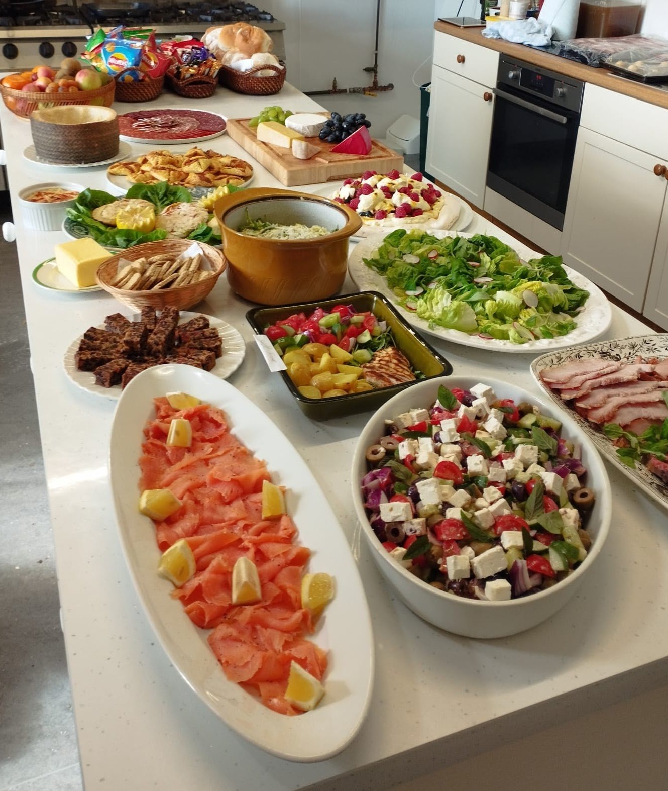 Spread of dishes